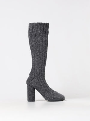 Bottega Veneta Gray Wool Over The Knee