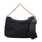 Versace Black Fabric Handbag