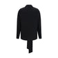 Burberry Black Silk Blouse