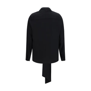 Burberry Black Silk Blouse