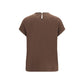 Brunello Cucinelli Brown Elastane T-Shirt