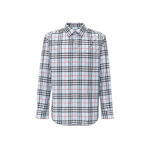 Burberry Blue Cotton Dress Shirt
