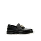 Gucci Black Leather Slip-On Loafers