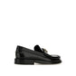 Gucci Black Leather Slip-On Loafers