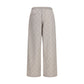 Off-White Beige Cotton Casual Pants