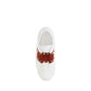 Valentino Garavani White Calf Leather Bos Taurus Low Top Sneakers