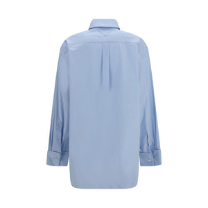 Prada Blue Cotton Shirt