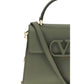 Valentino Garavani Bicolor Calf Leather Bos Taurus Clutch Bag