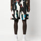 Alexander McQueen Alexander McQueen Straight Print Shorts