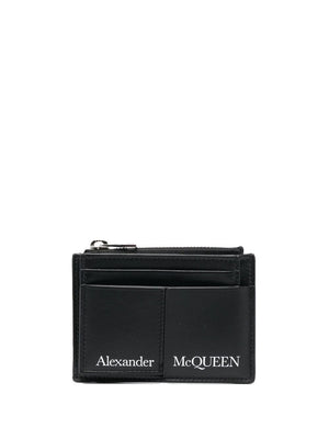 Alexander McQueen Alexander McQueen logo print cardholder