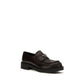 Prada Brown Calf Leather Bos Taurus Slip-On Loafers