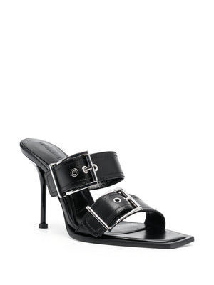 Alexander Mcqueen Alexander McQueen 100mm Buckled Leather Sandals