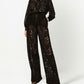 Dolce & Gabbana lace-trim long-sleeve jumpsuit