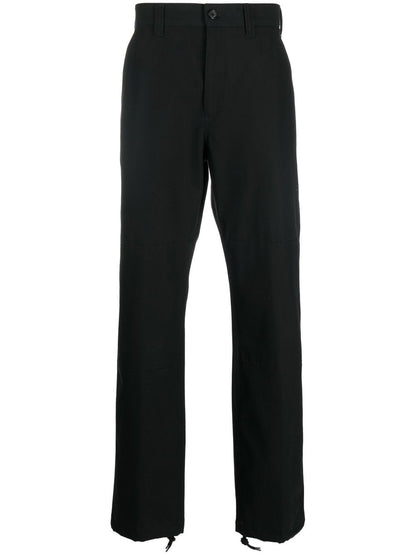 Alexander Mcqueen Alexander McQueen drawstring-hem Cotton Trousers