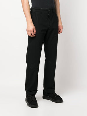 Alexander Mcqueen Alexander McQueen drawstring-hem Cotton Trousers