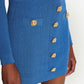 Balmain Balmain Button-detail knitted miniskirt