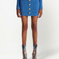 Balmain Balmain Button-detail knitted miniskirt