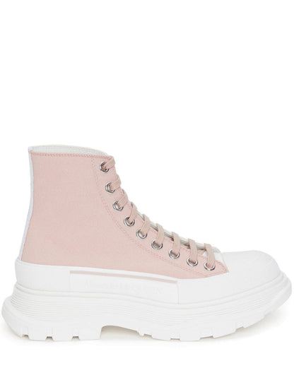 Alexander McQueen oversized sole ankle boots