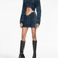 Off White Off White Cropped denim jacket