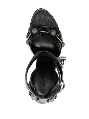 Balenciaga Balenciaga Cagole 110mm leather sandals