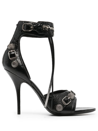 Balenciaga Balenciaga Cagole 110mm leather sandals
