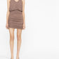 Saint Laurent Saint Laurent Sleeveless Draped Minidress