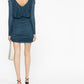 Saint Laurent Saint Laurent draped mini dress