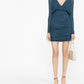 Saint Laurent Saint Laurent draped mini dress