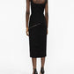Alexander McQueen Alexander McQueen zip-embellished Midi Dress