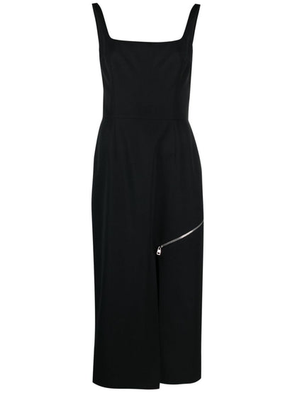 Alexander McQueen Alexander McQueen zip-embellished Midi Dress
