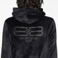 Balenciaga Balenciaga Crystal embellished velvet zip-up hoodie