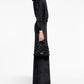 Balenciaga Balenciaga Crystal embellished velvet zip-up hoodie