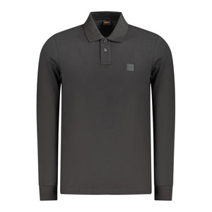 Hugo Boss Black Cotton Men's Polo Shirt