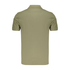 Hugo Boss Green Cotton Men's Polo Shirt