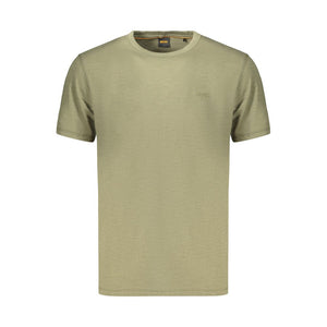 Hugo Boss Green Cotton Men's T-Shirt