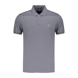 Hugo Boss Blue Cotton Men's Polo Shirt