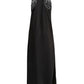 Balenciaga Balenciaga Lace trim long length sleeveless v-neckline dress