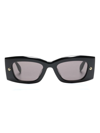 Alexander McQueen Alexander McQueen rectangular-frame sunglasses
