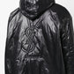 Saint Laurent Saint Laurent Cassandre logo-embossed hooded raincoat