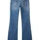 Off White Off White Mid-rise flared jeans