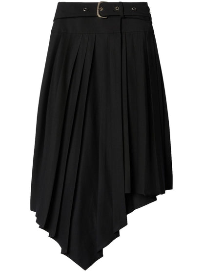 Off White Off White Tech Drill Belt Pleated Skirt
