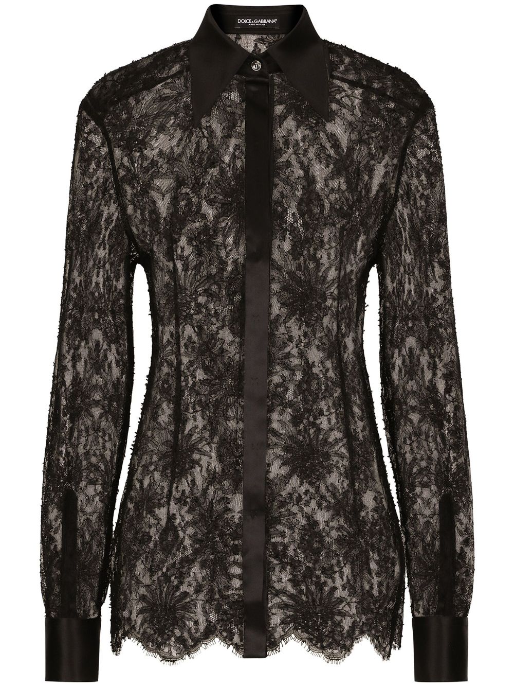 Dolce & Gabbana Dolce & Gabbana Semi-transparent shirt