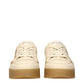 Jimmy Choo Beige Leather Low Top Sneakers
