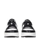 Jimmy Choo Black Leather Low Top Sneakers