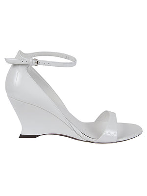 Ferragamo Ferragamo leather adjustable wedge sandals