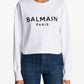 Balmain Balmain Logo-print cotton sweatshirt