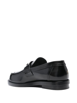 Alexander Mcqueen Alexander McQueen logo-plaque Leather Loafers