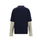 Miu Miu Blue Cotton Sweatshirt