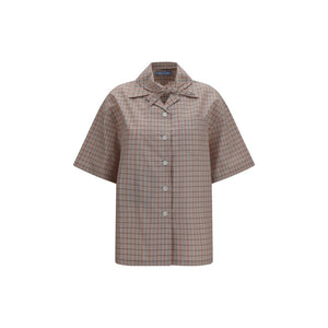 Prada Multicolor Cotton Shortsleeve Shirt