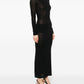 Saint Laurent Saint Laurent Wool blend long pencil dress